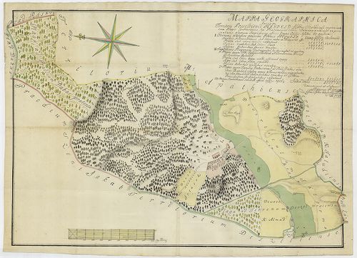 Mappa Geographica faciem Territorii Possessionis Hegyesd, I.... [S 16 - No. 1144.]