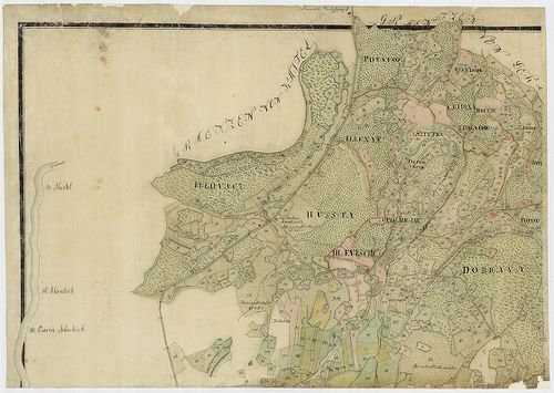 Mappa von denen zur Herrschaft Ozail gehörigen Territorien i... [S 20 - No. 71/1-4.]
