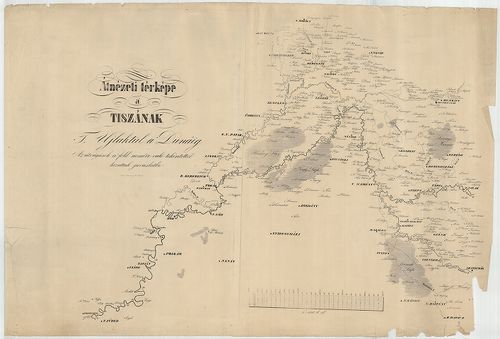 Átnézeti térképe a Tiszának T. Ujlaktul a Dunáig ... [S 43 - No. 10/4:1-2.]