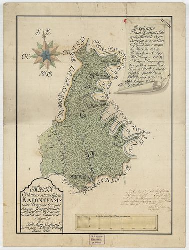 Mappa exhibens situm sylvae Kaponyensis ... [S 56 - No. 2.]