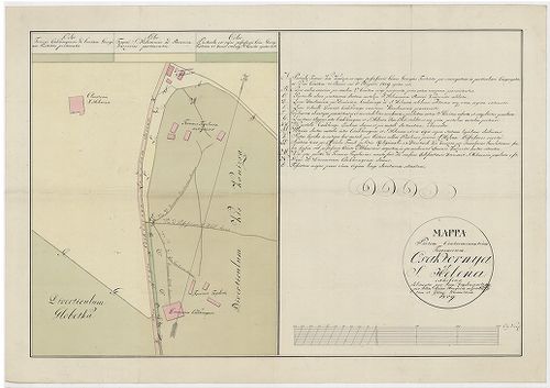 Mappa partem conterminantium terrenorum Csaktornya et S. Hel... [S 68 - No. 168.]