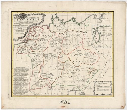 Mappa chorographica omnium episcopatuum Germaniae ab AC. MD ... [S 68 - XI. - No. 28.]