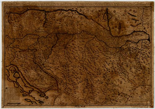 Carte originale et particuliere de la Bosnie dans son entier... [S 68 - XII. - No. 62.]