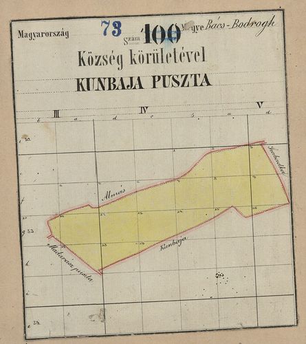 Kunbaja Puszta község magyarországi Bács-Bodrogh megyében [S 78 - 004. téka - Kunbajapuszta - 1-8.]