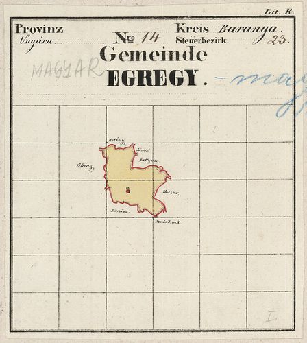 Gemeinde Egregy in Ungarn [S 78 - 027. téka - Magyaregregy - 1-5.]