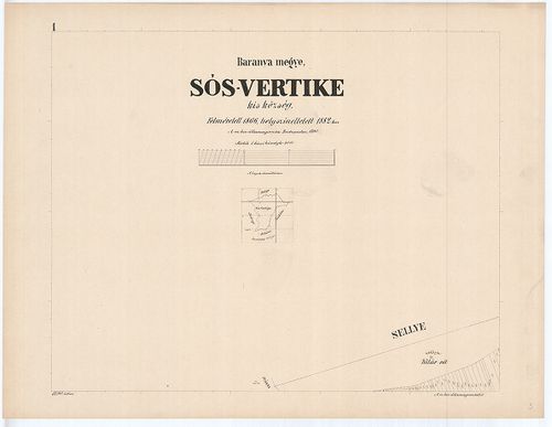 Baranya megye Sós-Vertike kis község [S 78 - 039. téka - Sósvertike - 3-18.]