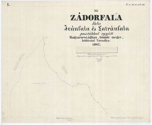 Zádorfala[!] falu Ivánfala és Latránfala pusztákkal együtt M... [S 78 - 092. téka - Zádorfalva - 4-1...
