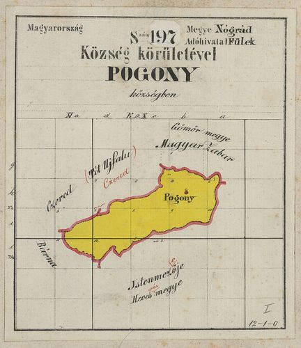 Pogony falu Magyarországban, Nógrád megye adóhivatal Fűlek [S 78 - 141. téka - Pogony - 4-17.]