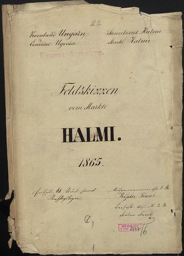 Feldskizzen von Markte Halmi [S 79 - No. 1777/6.]