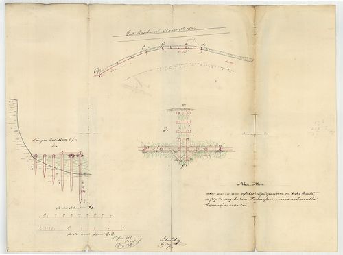Plan-Skizze über die an dem Uferbefestigungswerke zu Hidas N... [S 101 - No. 564/2.]