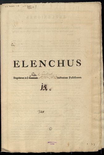 Elenchus singularum in i. Sede Siculicalia Marosiensi existe... [S 103 - No. 6/103-108.]