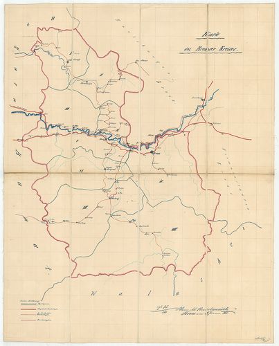 Karte des Brooser Kreises [S 105 - No. 333/4.]