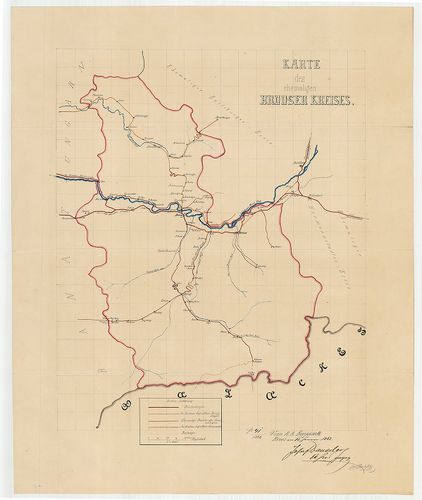 Karte des ehemaligen Brooser Kreises [S 105 - No. 347/4.]
