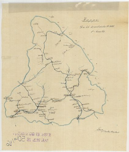 Mappe des K. K. Baubezirkes No. XVI. [S 105 - No. 504/16.]