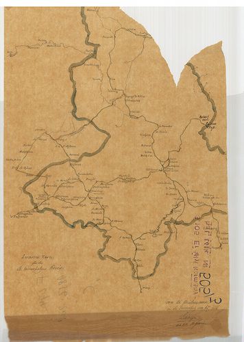 Strassen Karte für den Sz. Udvarhelyer Kreis [S 105 - No. 505/3.]