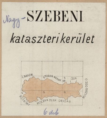 Nagy Szebeni katasteri kerület átnézeti térképe [TK 1893]