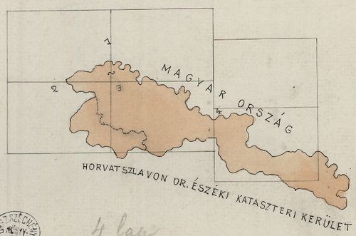 Eszéki katasteri kerület átnézeti térképe [TK 2090]