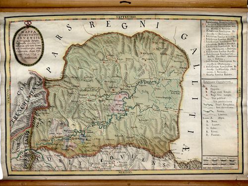 Mappa comitatus Arvensis, ex originali Josephi Hoffmann, eju... [TF 2]