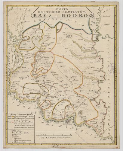 Mappa unitorum comitatuum Bacs et Bodrog [TK 1082]