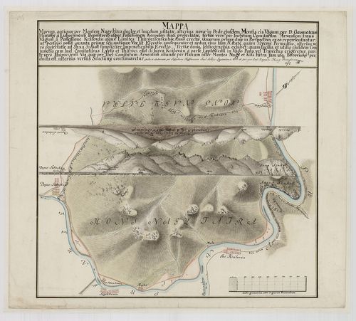 Mappa viarum, antique per montem Nagy Fátra ductae, et hucdu... [TK 1132]