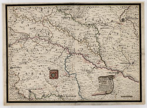 Mappa parte[m] Principatus Transylvanici, nobiliores item Ma... [TK 1134]
