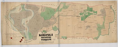 Korongi határnak térképe [TK 1353]