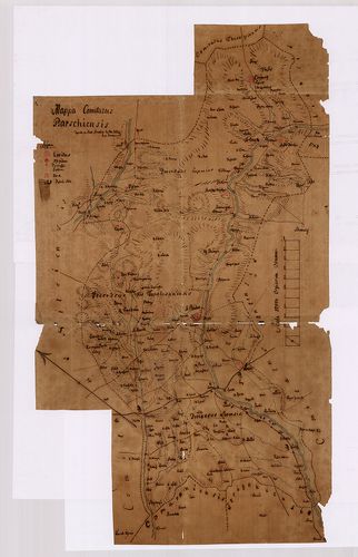 Mappa comitatus Barschiensis, deposita per Steph. Sirschich [TK 2167]